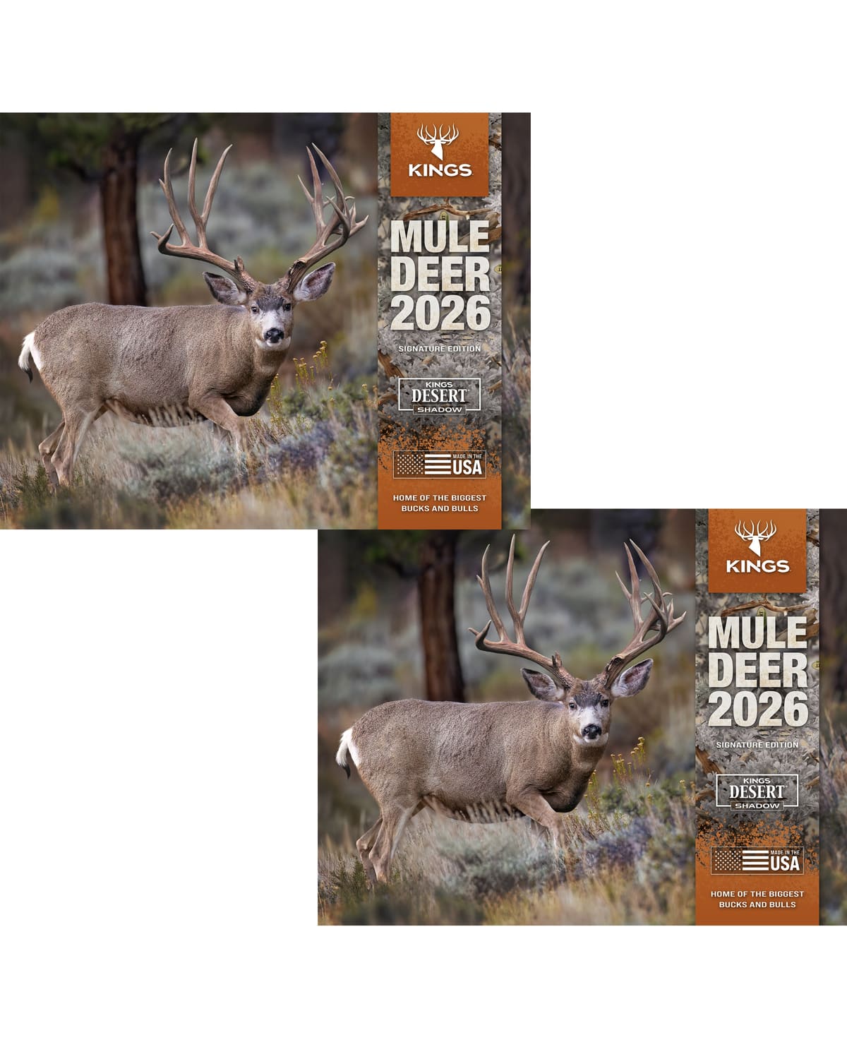 2026 Kings Mule Deer Calendar TWIN PACK