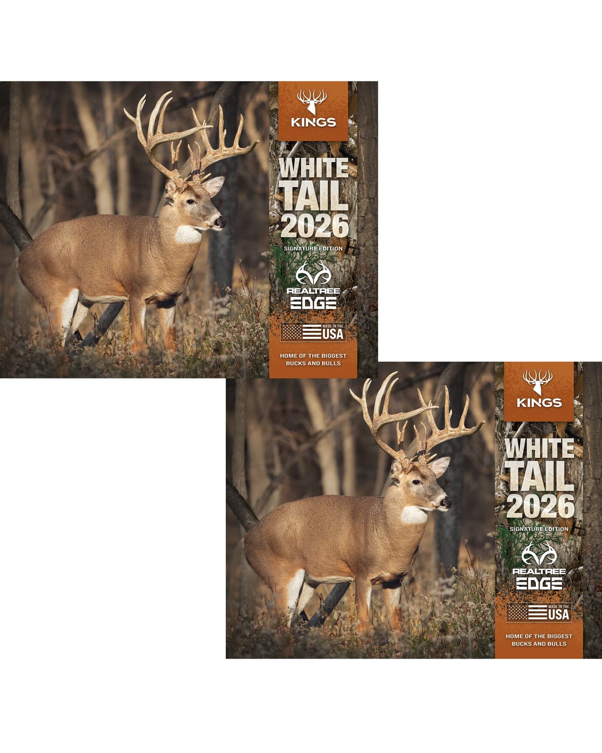 2026 Kings Whitetail Calendar TWIN PACK