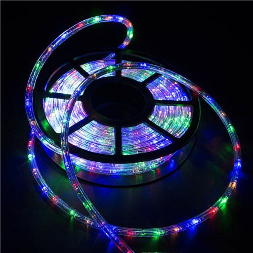 Ainfox Indoor Outdoor Waterproof LED Strip Lights Rope Lights Decorative Lighting Kit Party Light - Colorful / 100ft