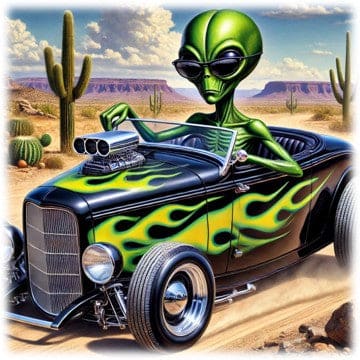 "Alien Area 51 Cruiser" - ASScoozie Design on FrostBuddy Universal Buddy | A Sweet Sip