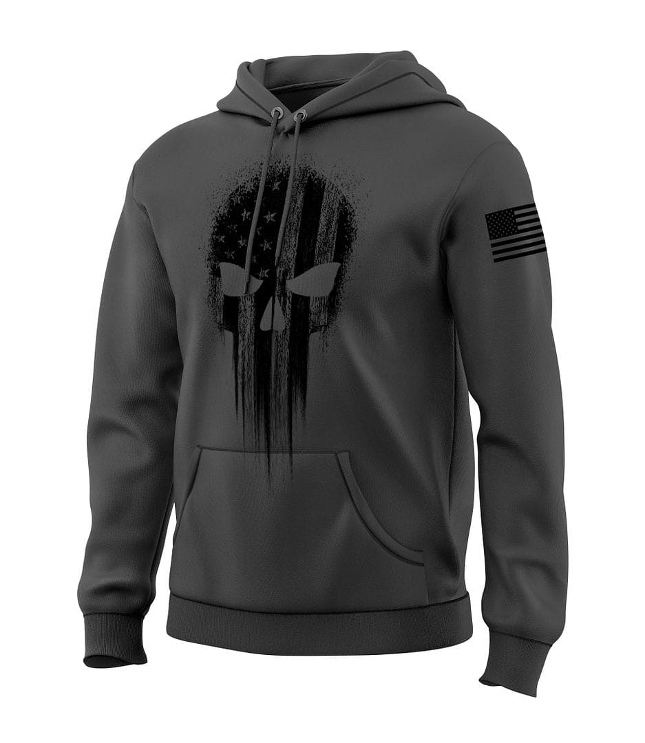 American Flag Skull Sweatshirt
