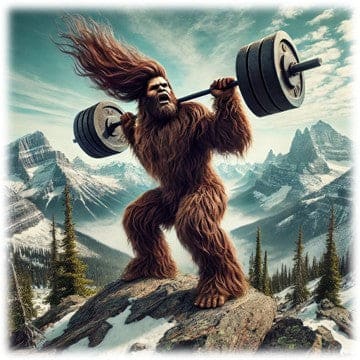 "BIGFOOT Beast Mode - Overhead Press" - ASScoozie Design on FrostBuddy Universal Buddy | A Sweet Sip