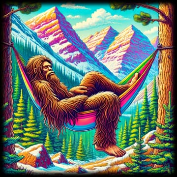 "BIGFOOT Dreamer - Rainbow Ridge" - ASScoozie Design on FrostBuddy Universal Buddy | A Sweet Sip