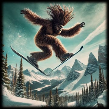 "BIGFOOT Freestylin'" - ASScoozie Design on FrostBuddy Universal Buddy | A Sweet Sip