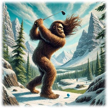 "BIGFOOT Golf Pro" - ASScoozie Design on FrostBuddy Universal Buddy | A Sweet Sip