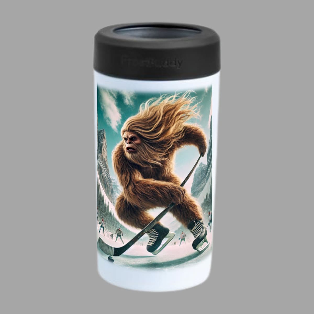 "BIGFOOT Hockey" - ASScoozie Design on FrostBuddy Universal Buddy | A Sweet Sip