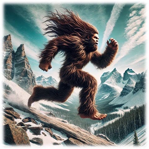"BIGFOOT Jogger - Downhill Dash" - ASScoozie Design on FrostBuddy Universal Buddy | A Sweet Sip