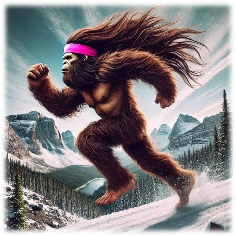 "BIGFOOT Jogger - Pink Headband" - ASScoozie Design on FrostBuddy Universal Buddy | A Sweet Sip