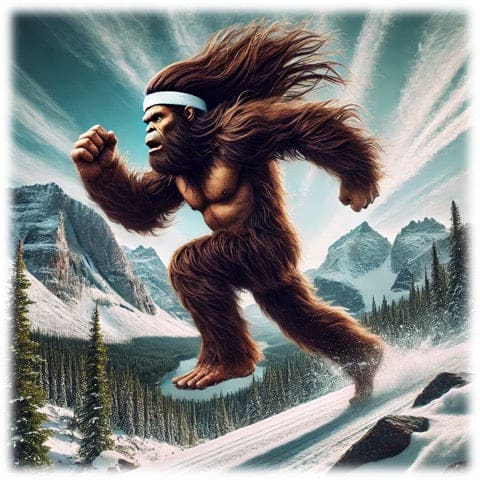 "BIGFOOT Jogger - White Headband" - ASScoozie Design on FrostBuddy Universal Buddy | A Sweet Sip