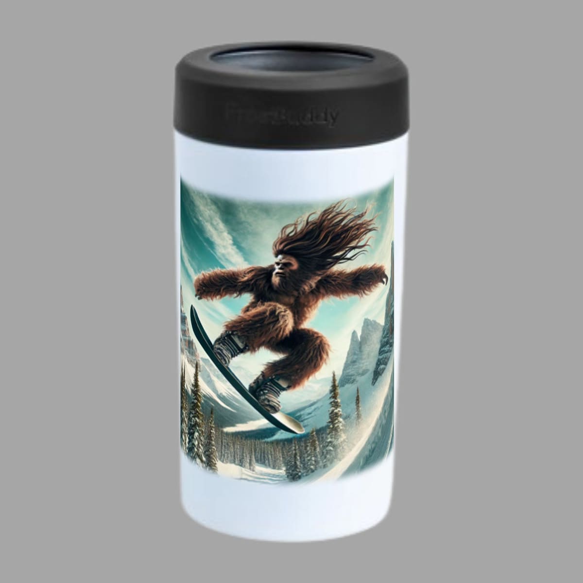 "BIGFOOT Jumpin'" - ASScoozie Design on FrostBuddy Universal Buddy | A Sweet Sip