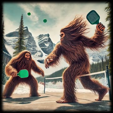 "BIGFOOT Pickleball Masters" - ASScoozie Design on FrostBuddy Universal Buddy | A Sweet Sip