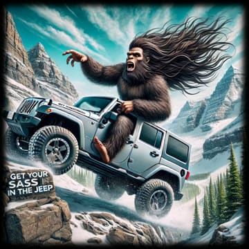 "BIGFOOT Sassy Sasquatch" - ASScoozie Design on FrostBuddy Universal Buddy | A Sweet Sip