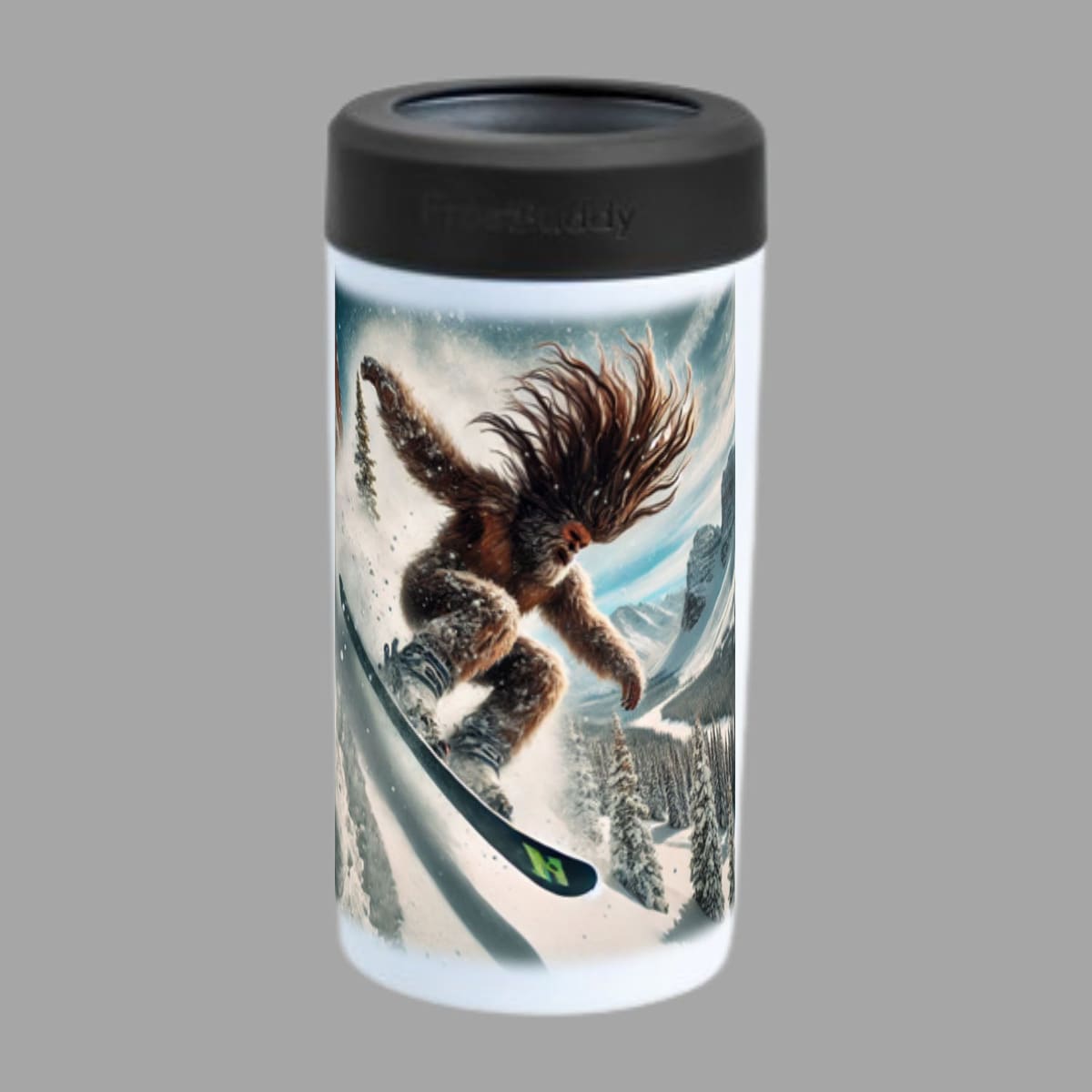 "BIGFOOT Shreddin'" - ASScoozie Design on FrostBuddy Universal Buddy | A Sweet Sip