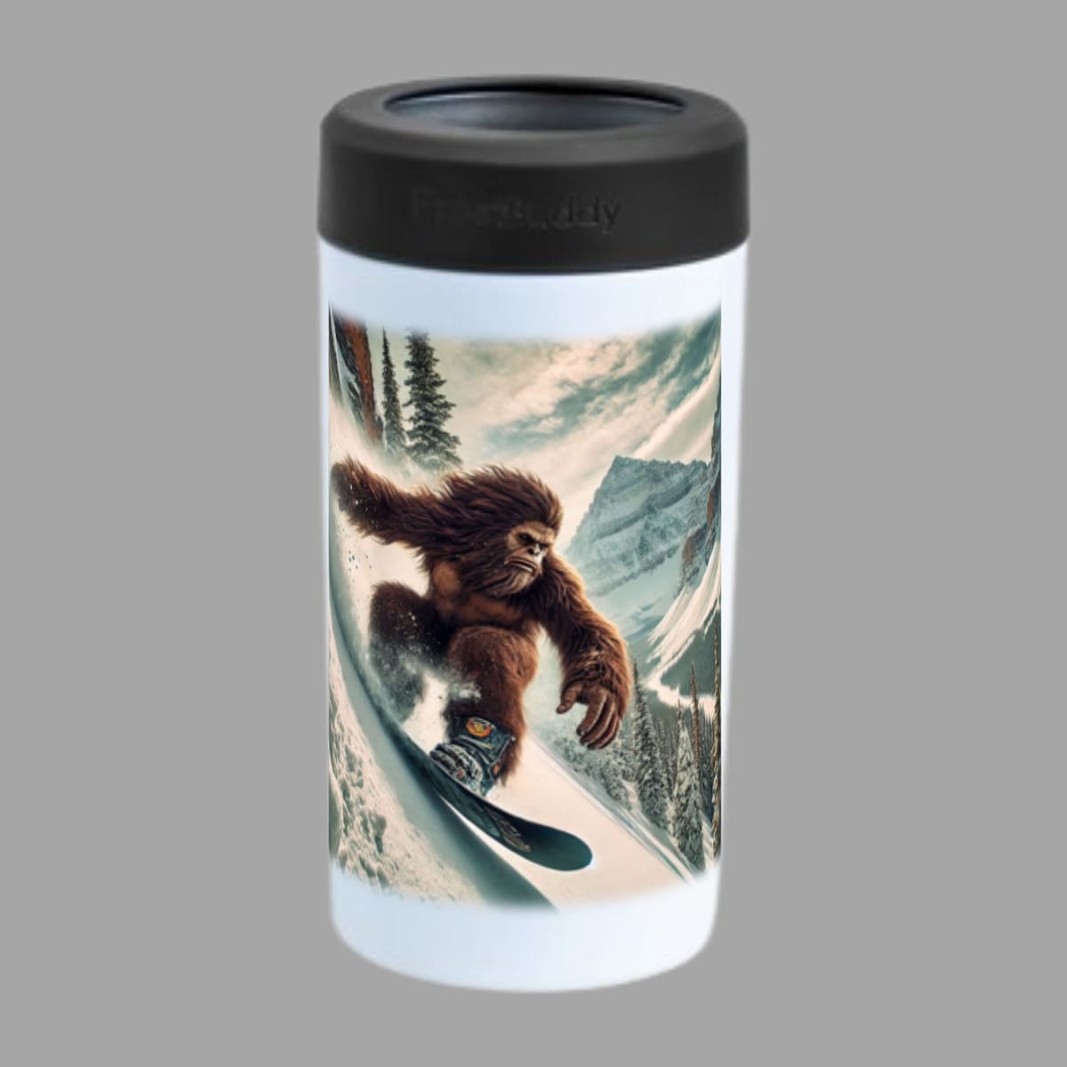 "BIGFOOT Speedin'" - ASScoozie Design on FrostBuddy Universal Buddy | A Sweet Sip