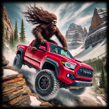 "BIGFOOT Tundra King - Truck Bed Rider" - ASScoozie Design on FrostBuddy Universal Buddy | A Sweet Sip