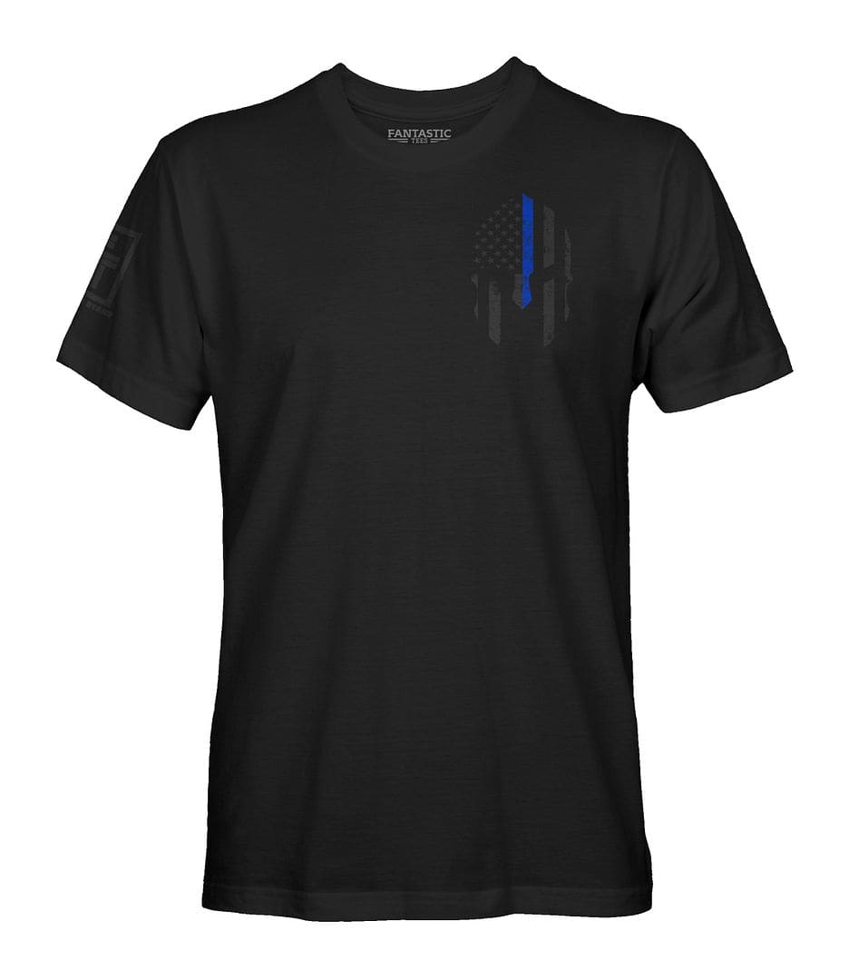 Blue Line Spartan Stealth T-Shirt