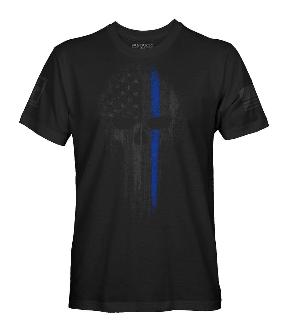 Blue Skull Stealth T-Shirt