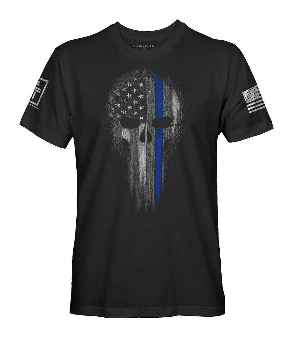 Blue Skull T-Shirt
