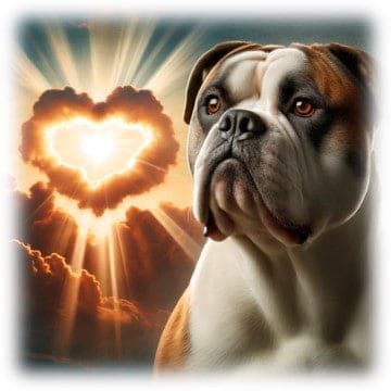 "Brave Heart Bulldog - Heart in the Sky" - ASScoozie Design on FrostBuddy Universal Buddy | A Sweet Sip