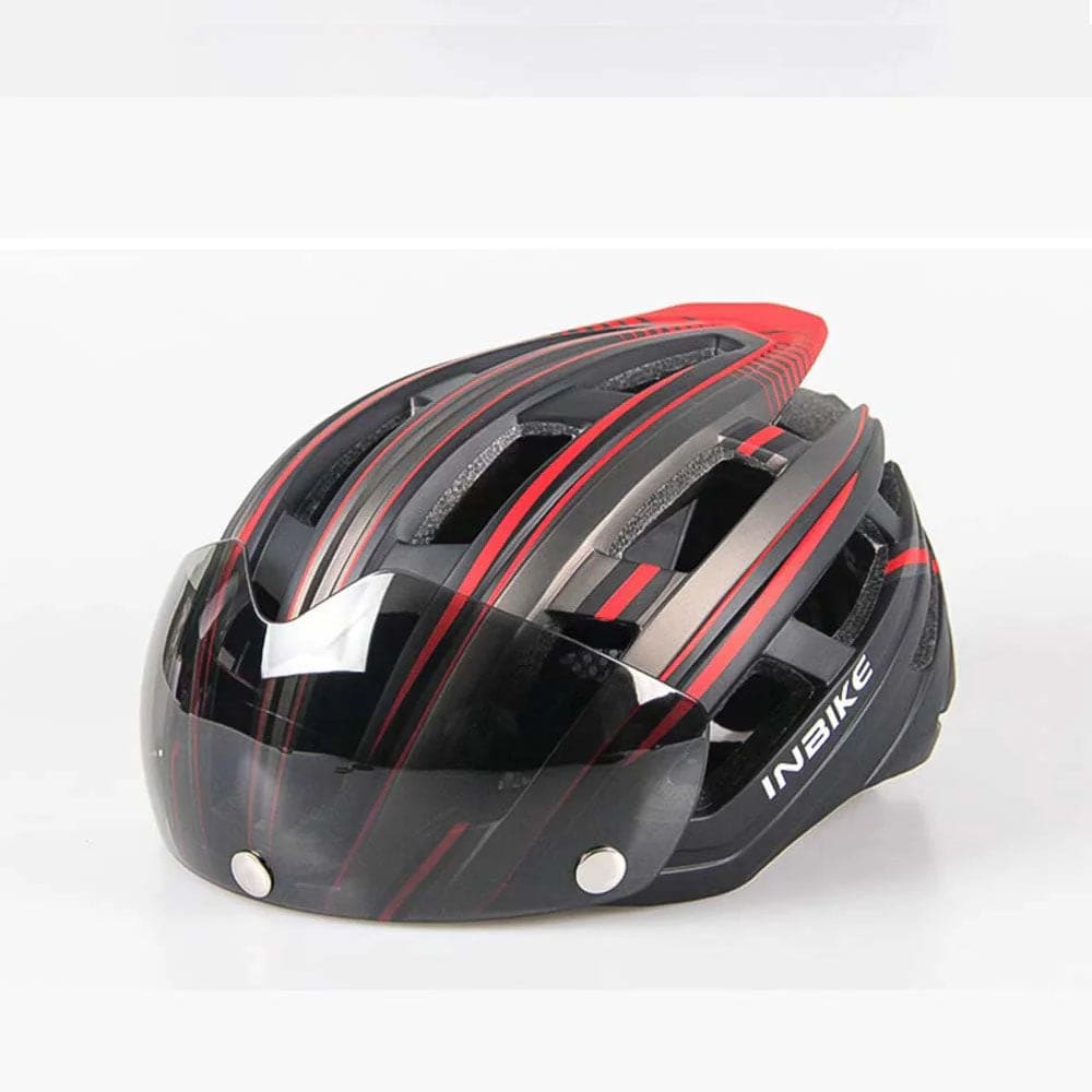 Helmet with Lighted Goggles and LED Light