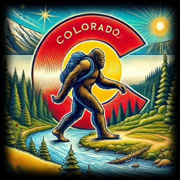 "Colorful Colorado - Bigfoot's Trek" - ASScoozie Design on FrostBuddy Universal Buddy | A Sweet Sip