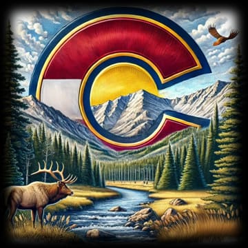 "Colorful Colorado - Elk & Eagle" - ASScoozie Design on FrostBuddy Universal Buddy | A Sweet Sip
