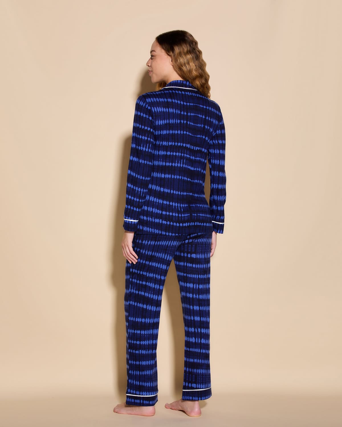 3 Pockets Long Sleeve Top & Pant Pajama Set - Lola
