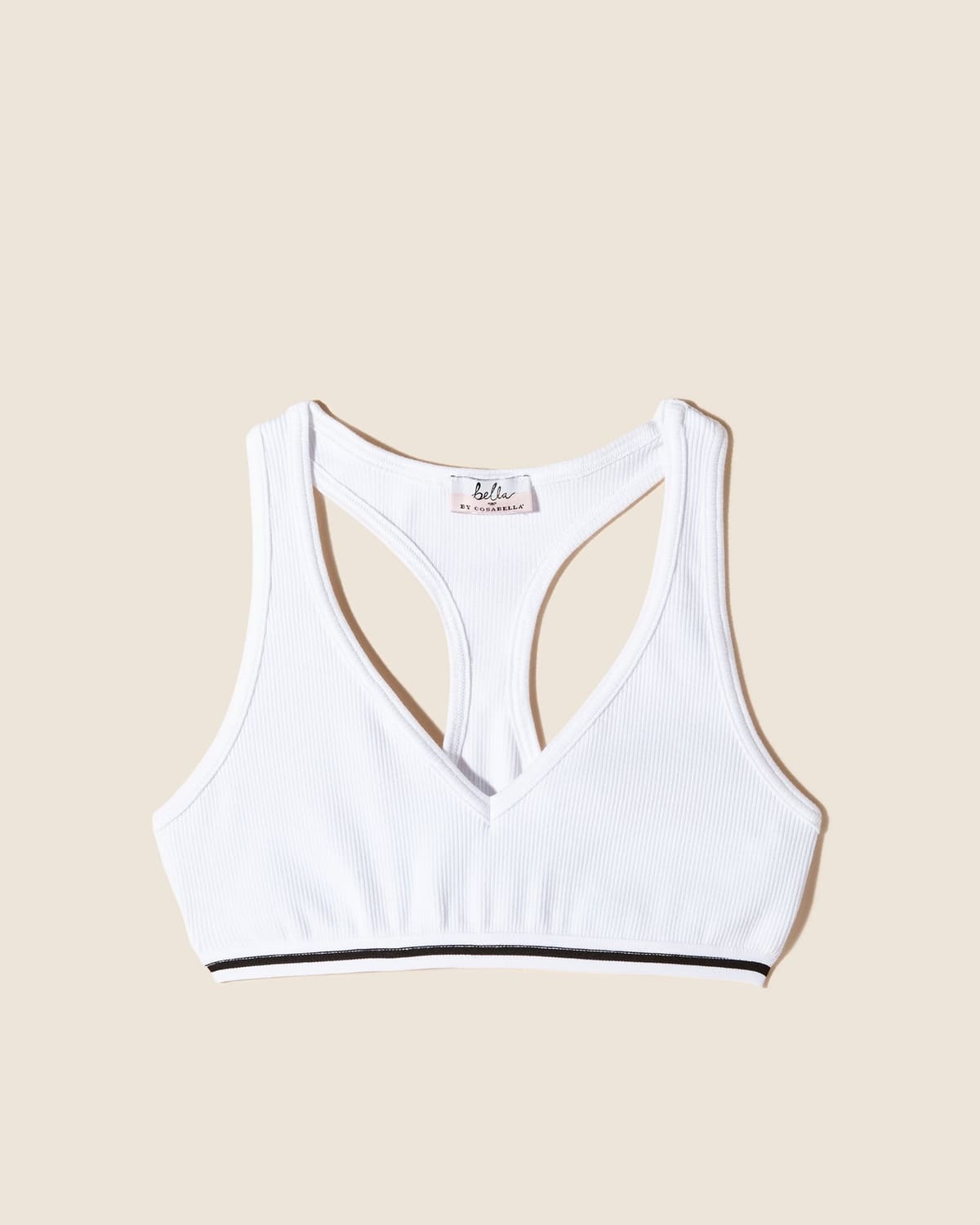 Ana Racerback Bralette Tween - White