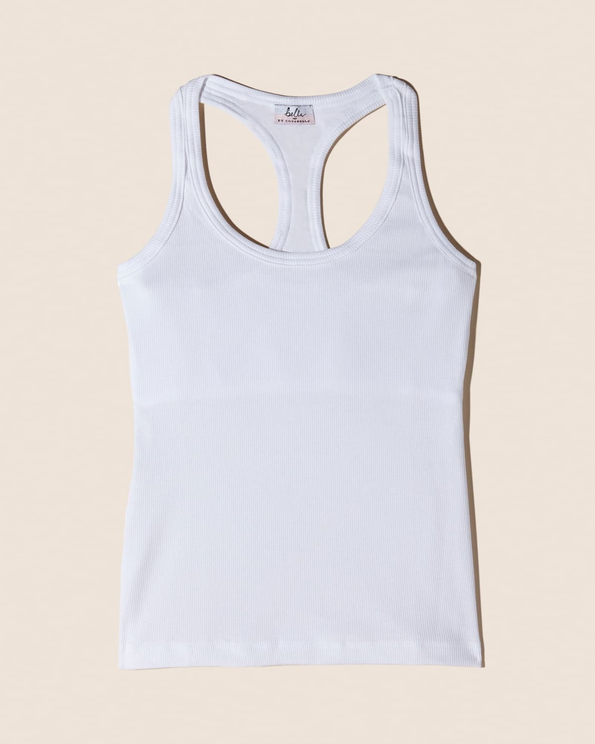 Ana Racerback Camisole Tween - White