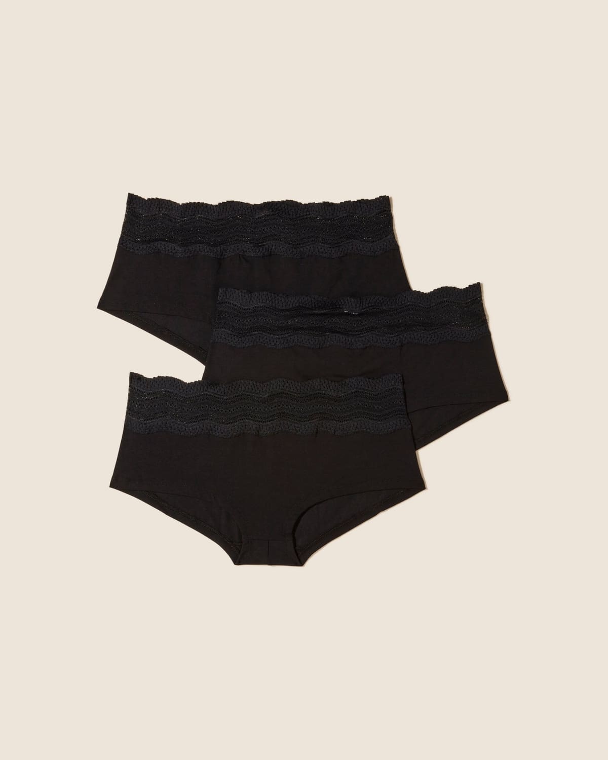 Boyshort 3 Pack - Black