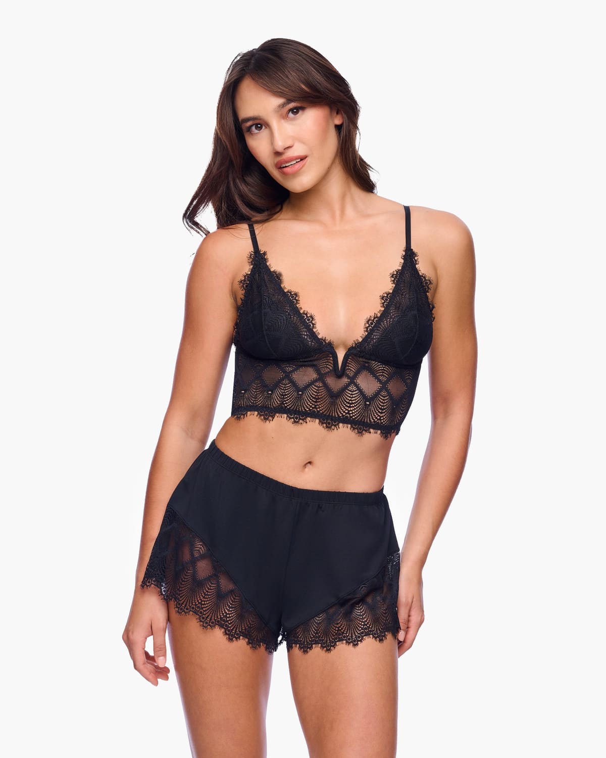 Cami & Boxer - Black