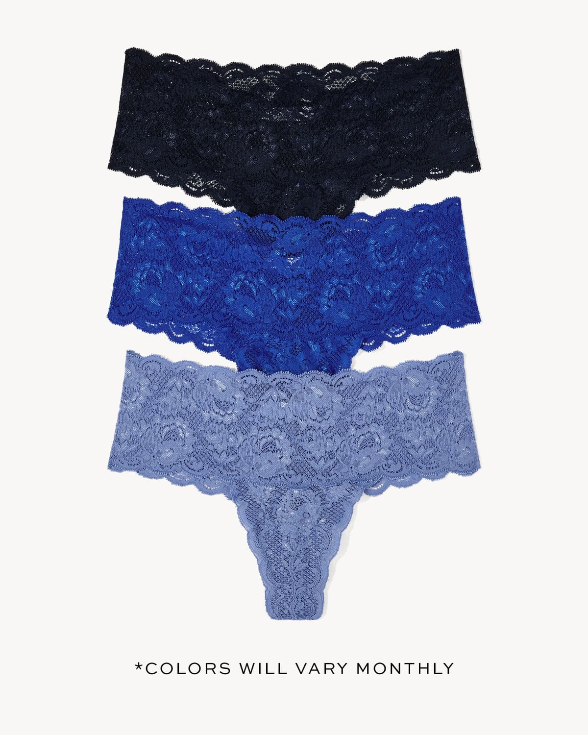 Comfie Thong 3 Pack-Subscription - Various