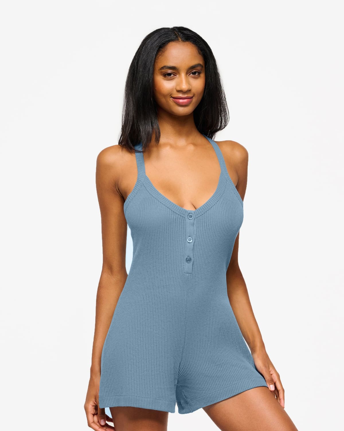 Cotton Romper - Lago