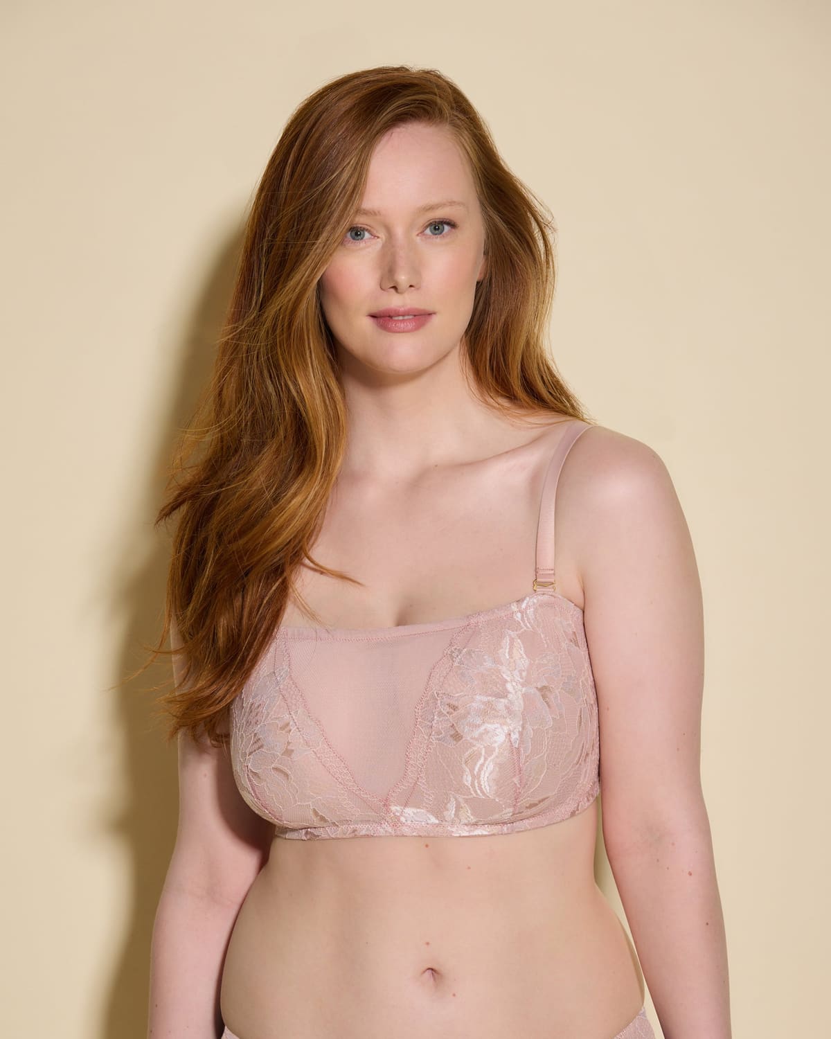 Curvy Bandeau Bra - Mandorla