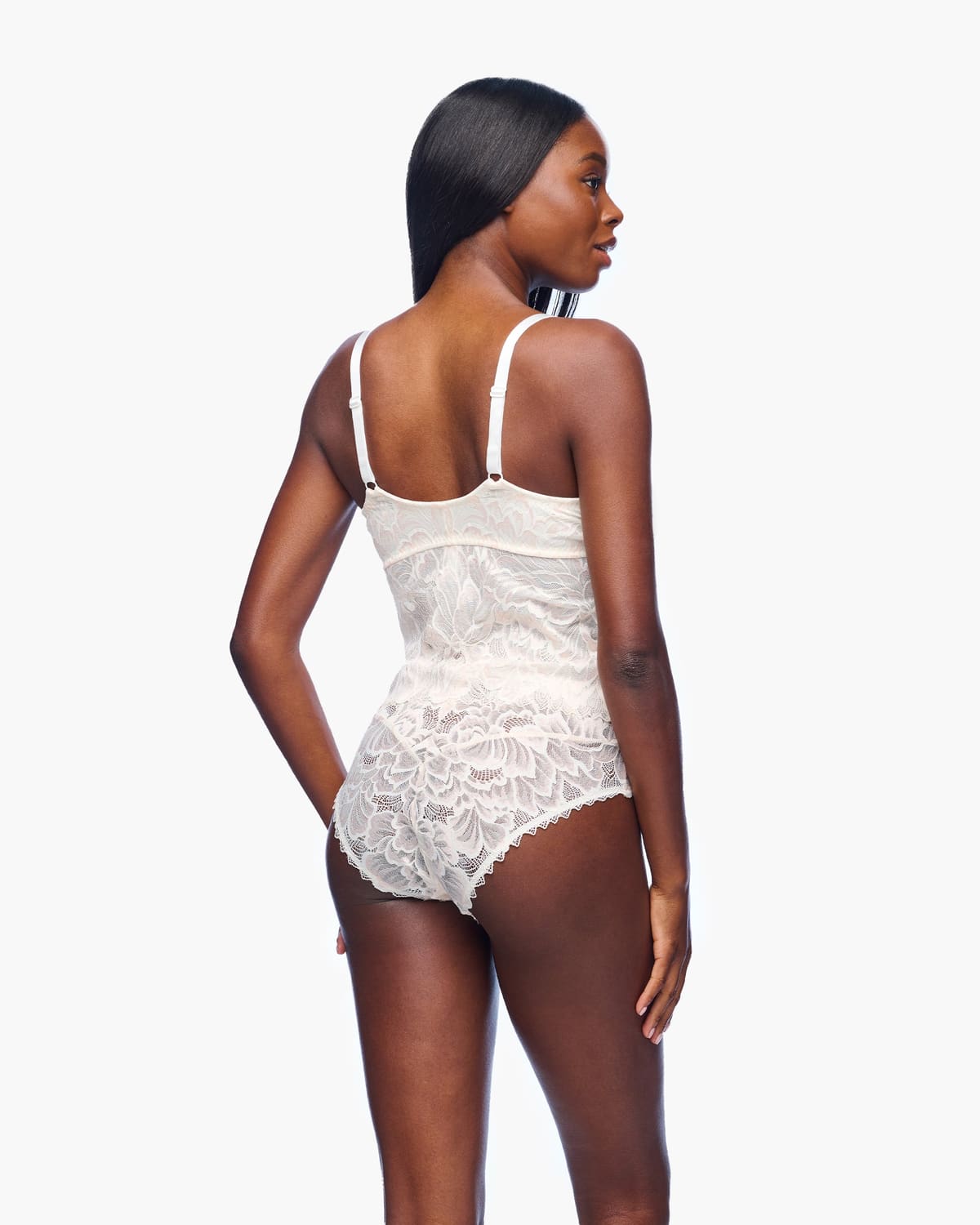 Curvy Camisole - MoonIvory/Pink Lilly