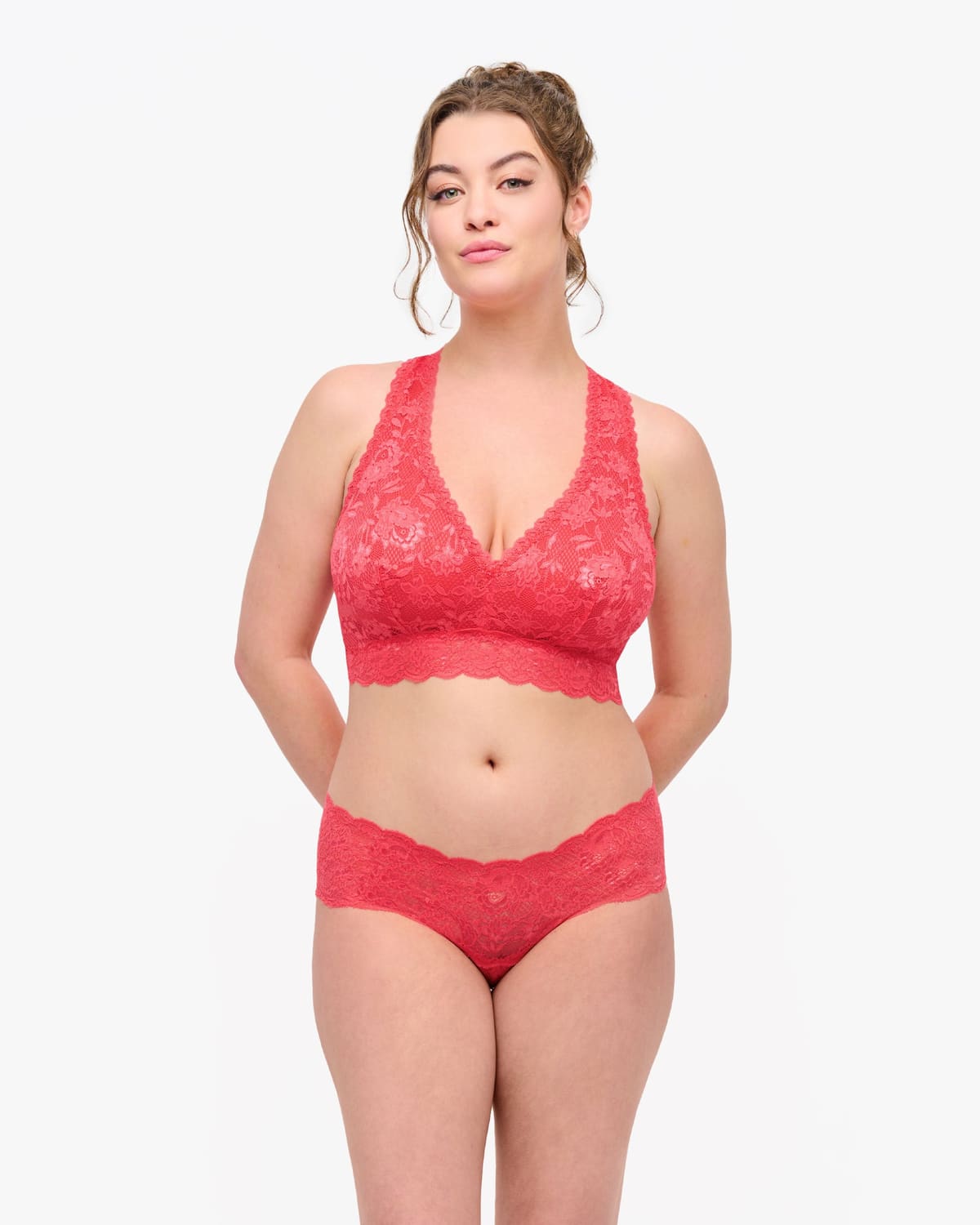 Curvy Racie Racerback Bralette - Ibisco
