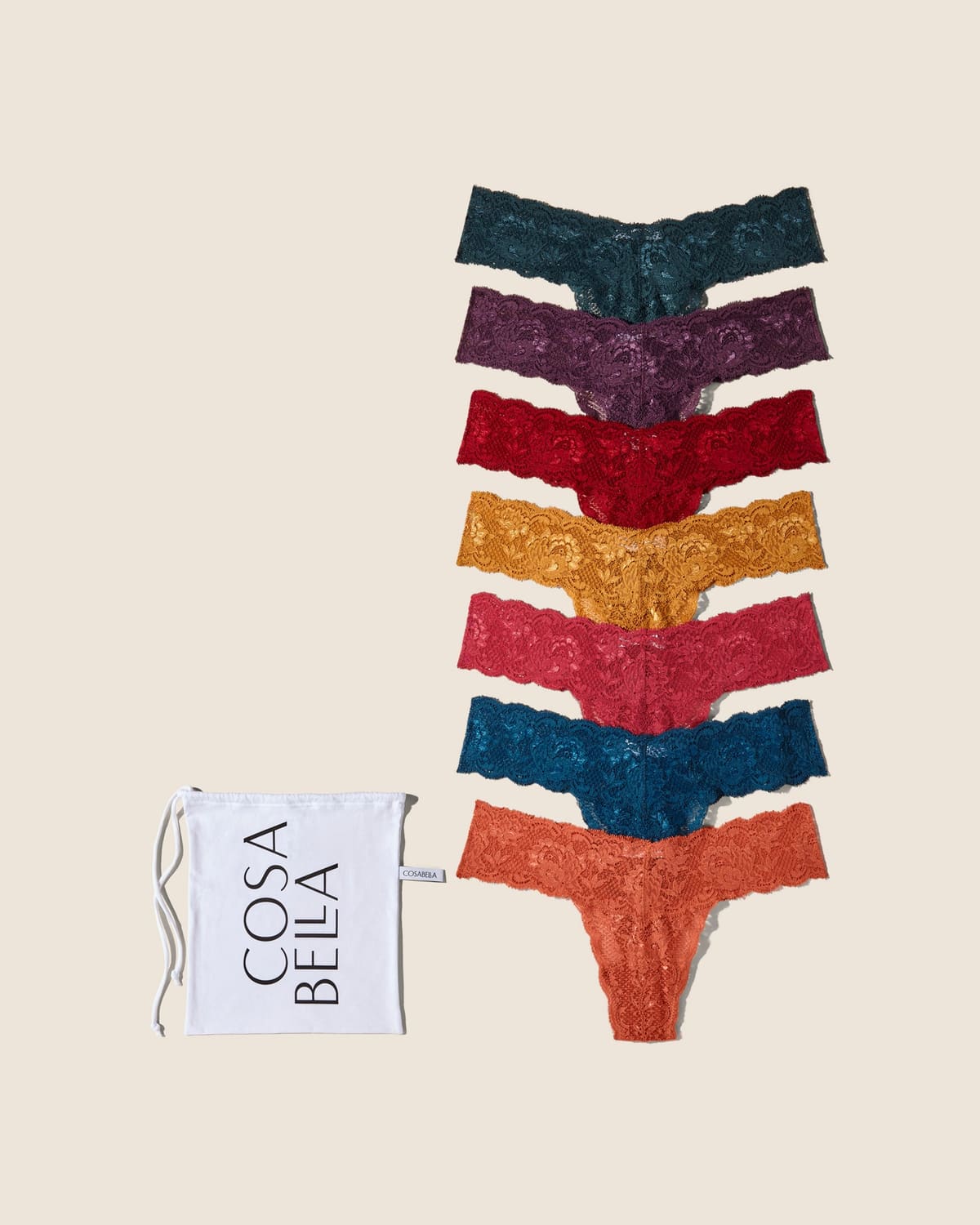 Cutie Thong 7 Pack - Fragolino Amaretto Mirtillo Schnapps Caramellino Sindoor Red Grappa