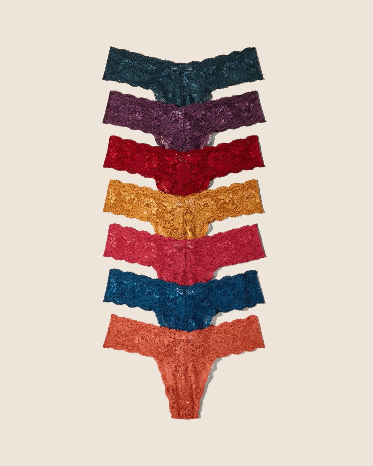 Cutie Thong 7 Pack - Fragolino Amaretto Mirtillo Schnapps Caramellino Sindoor Red Grappa