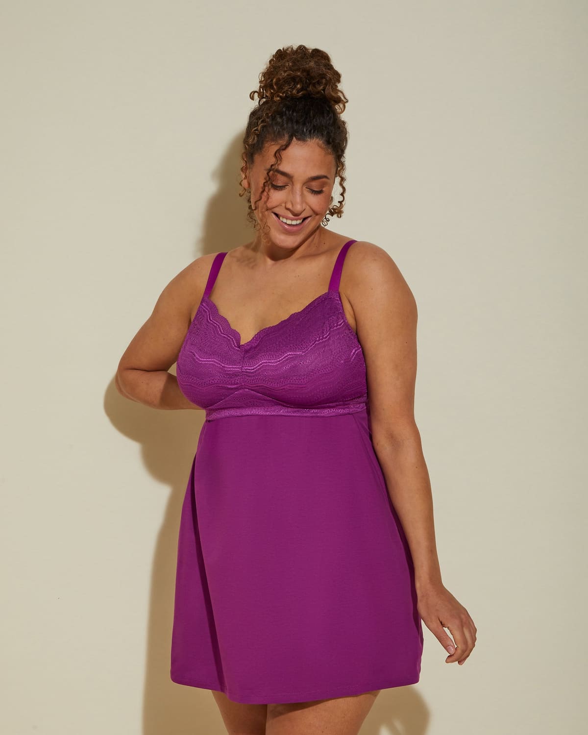 Extended Babydoll - Swiss Beet