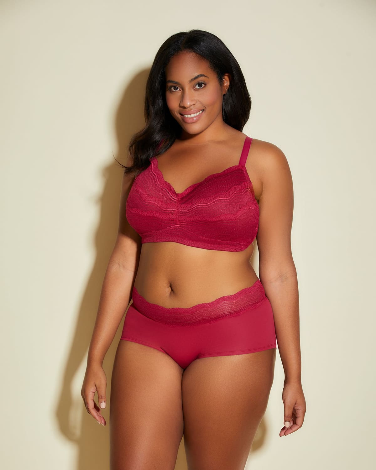 Extended Boyshort - Deep Ruby