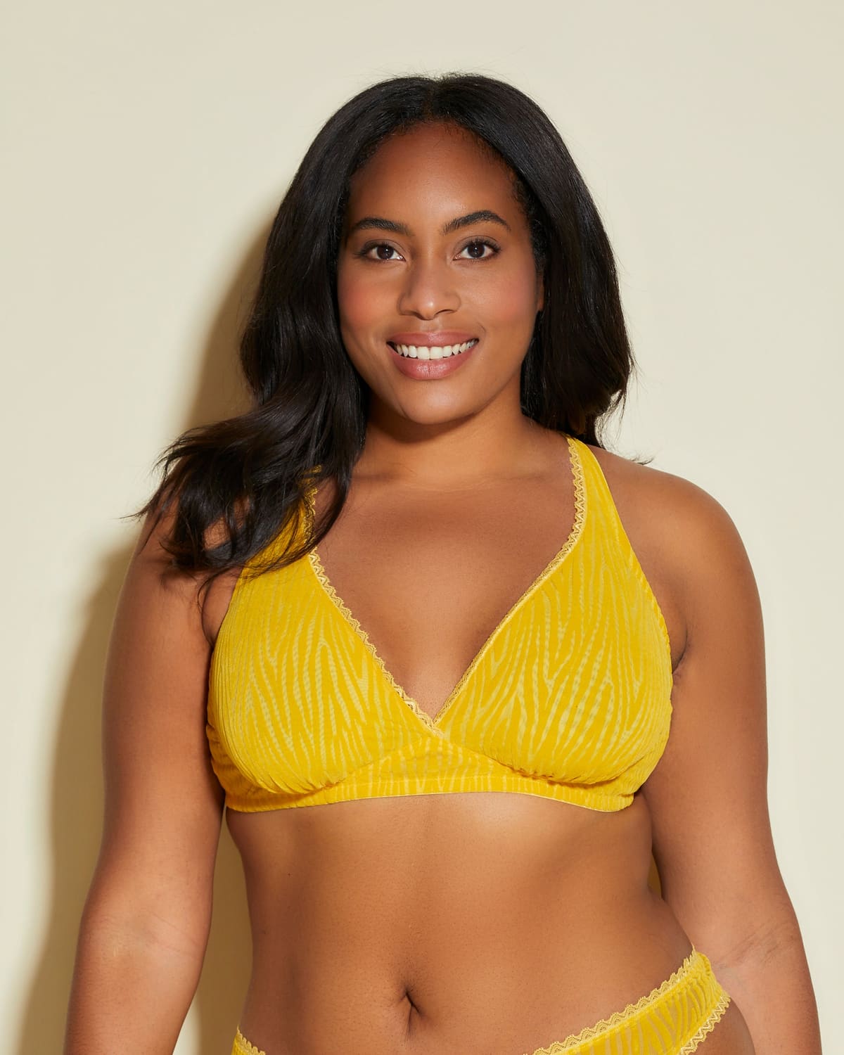 Extended Bralette - Serengeti Sun Zebra