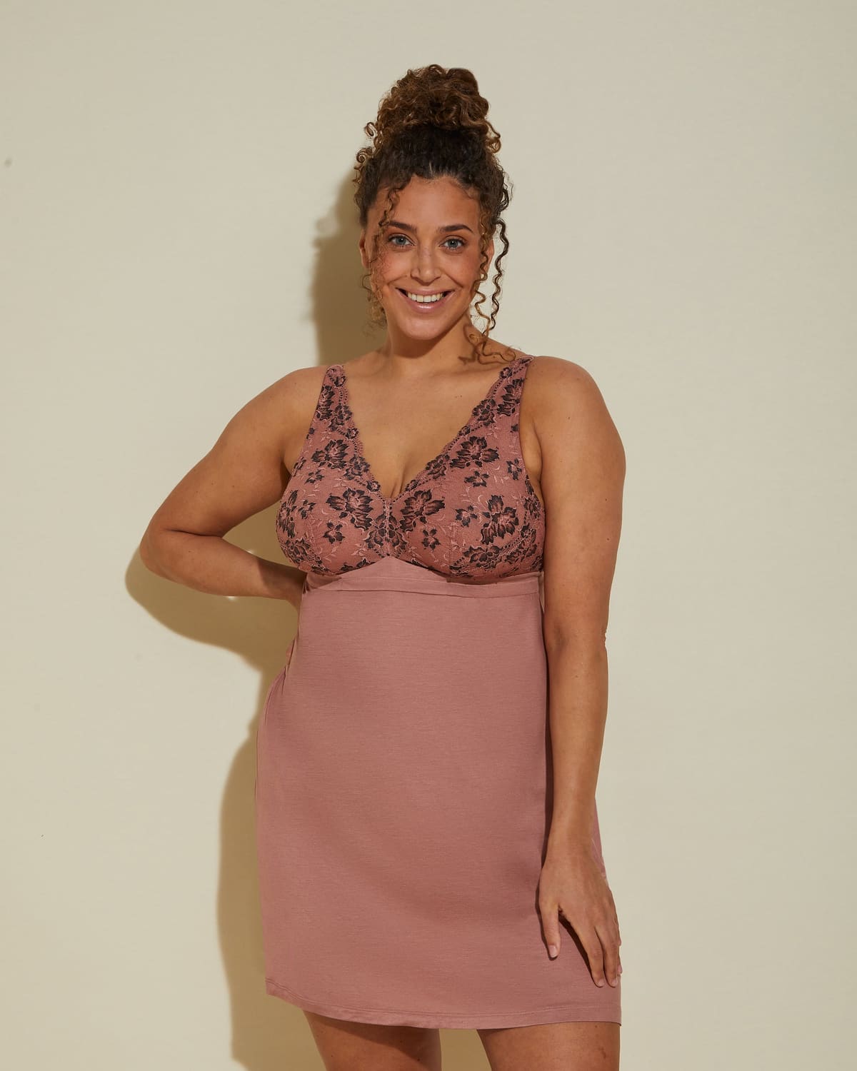 Extended Chemise - Tunis/Black