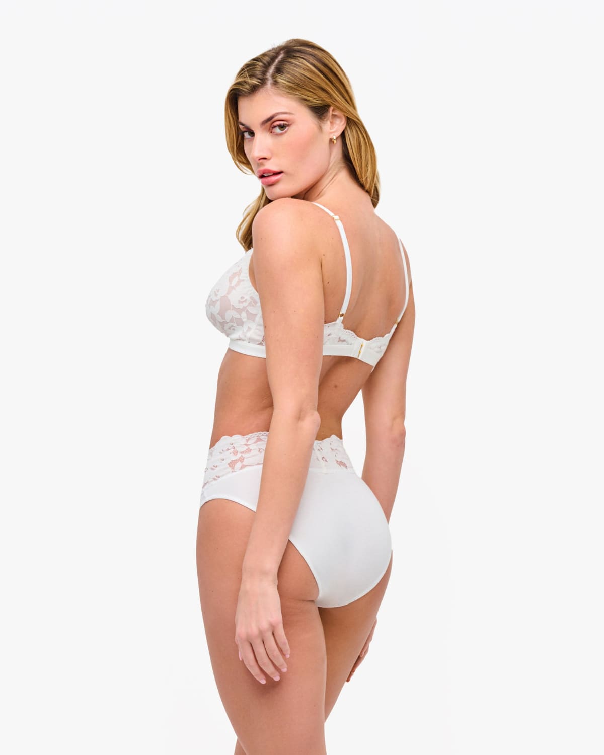 High Rise Bikini - Moon Ivory