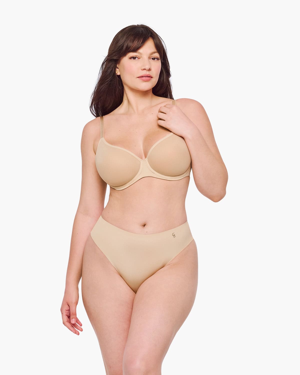 High Waist Thong - Sabbia