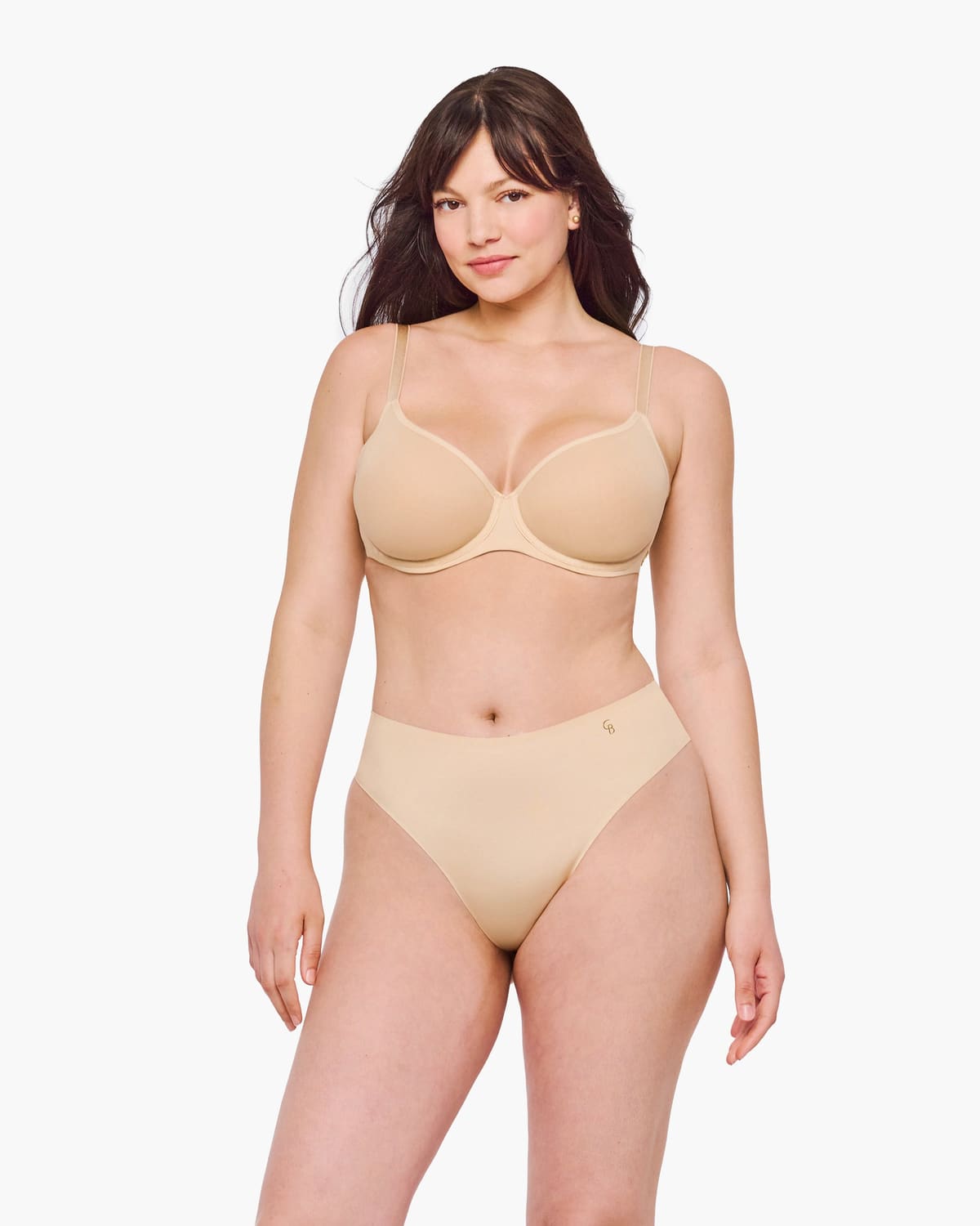 High Waist Thong - Sabbia