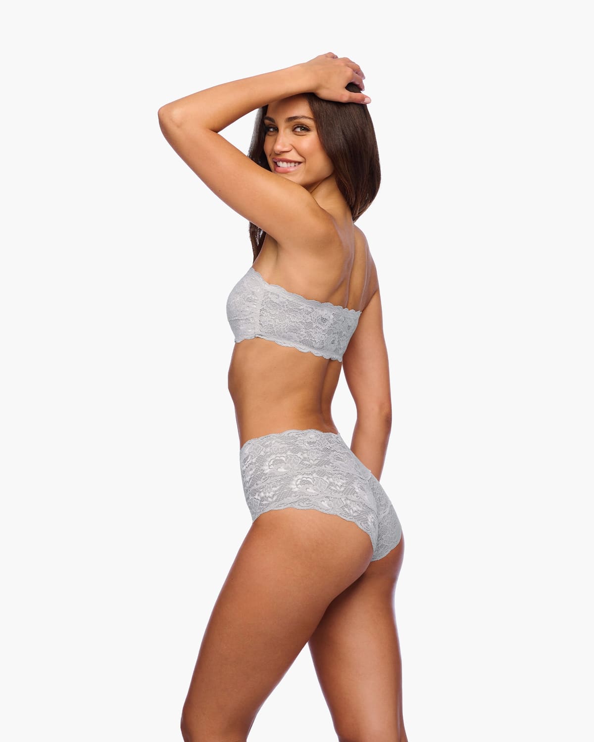 High Waisted Bikini - Dove Gray