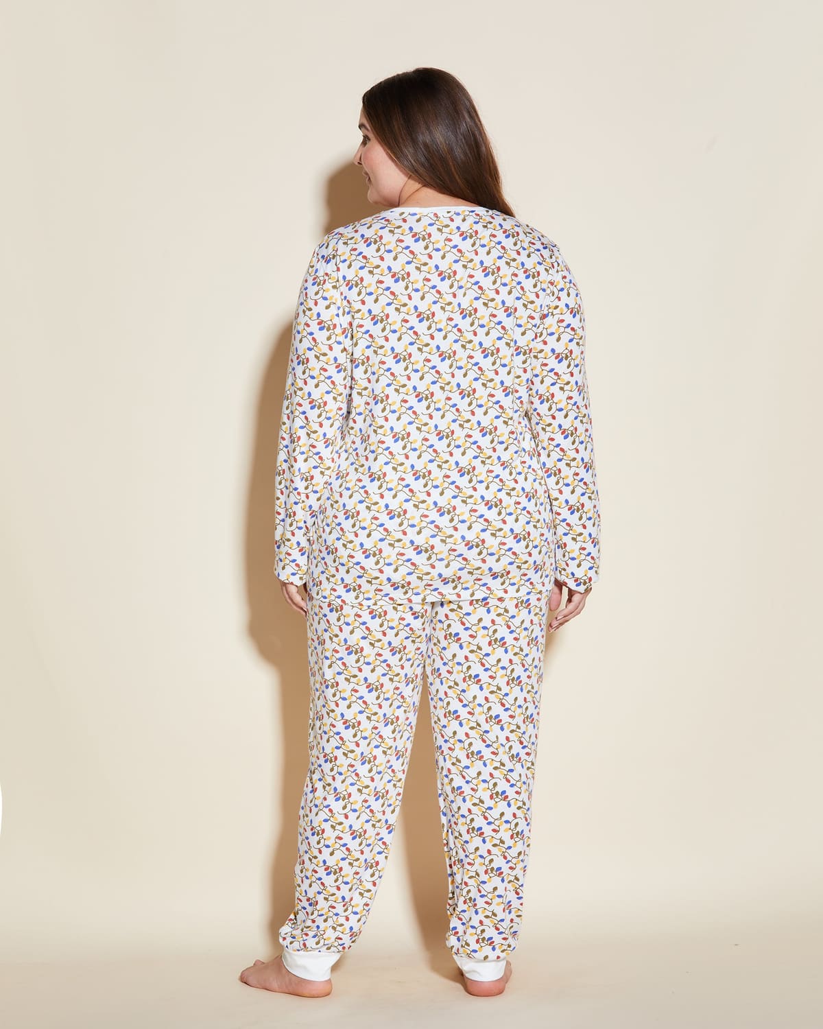 Long Sleeve Top And Jogger Set - Multi Lights