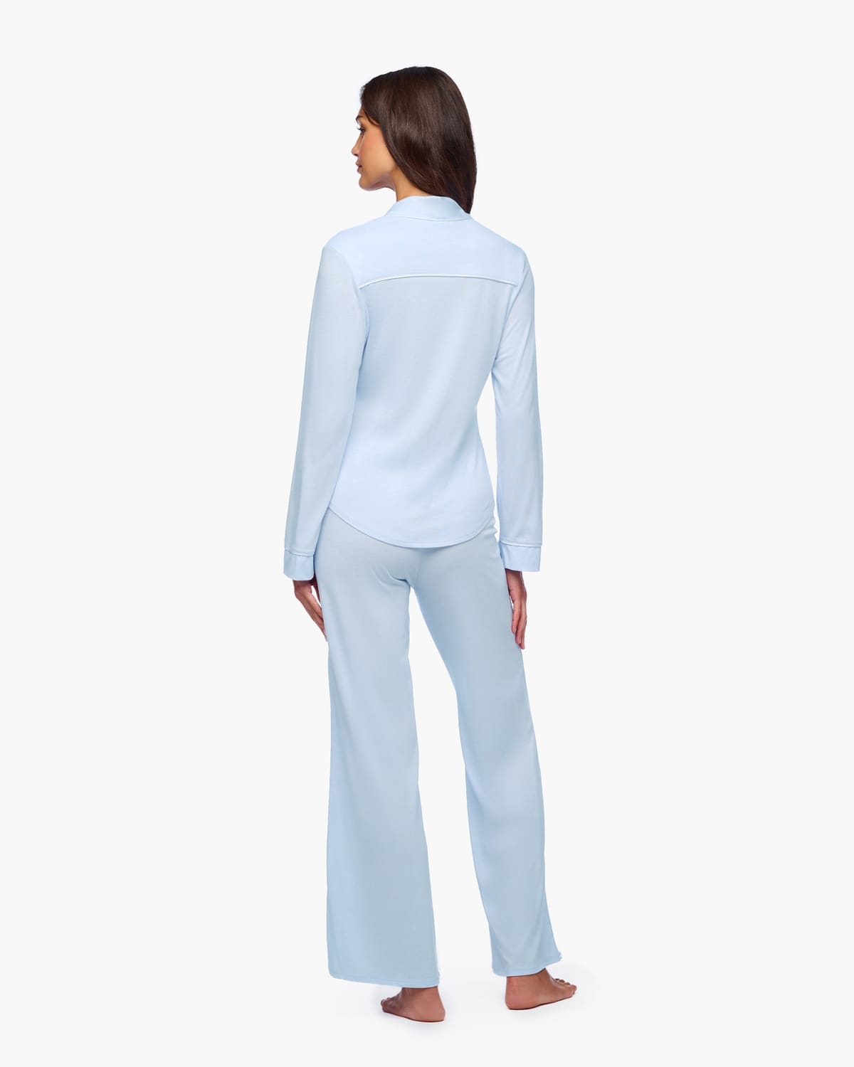 Long Sleeve Top & Pant Set - Mattina/White