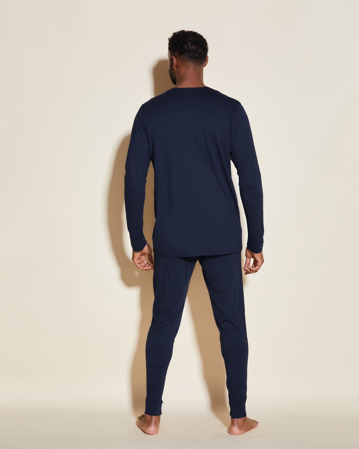 Men's Henley & Jogger Pajama Set - Navy