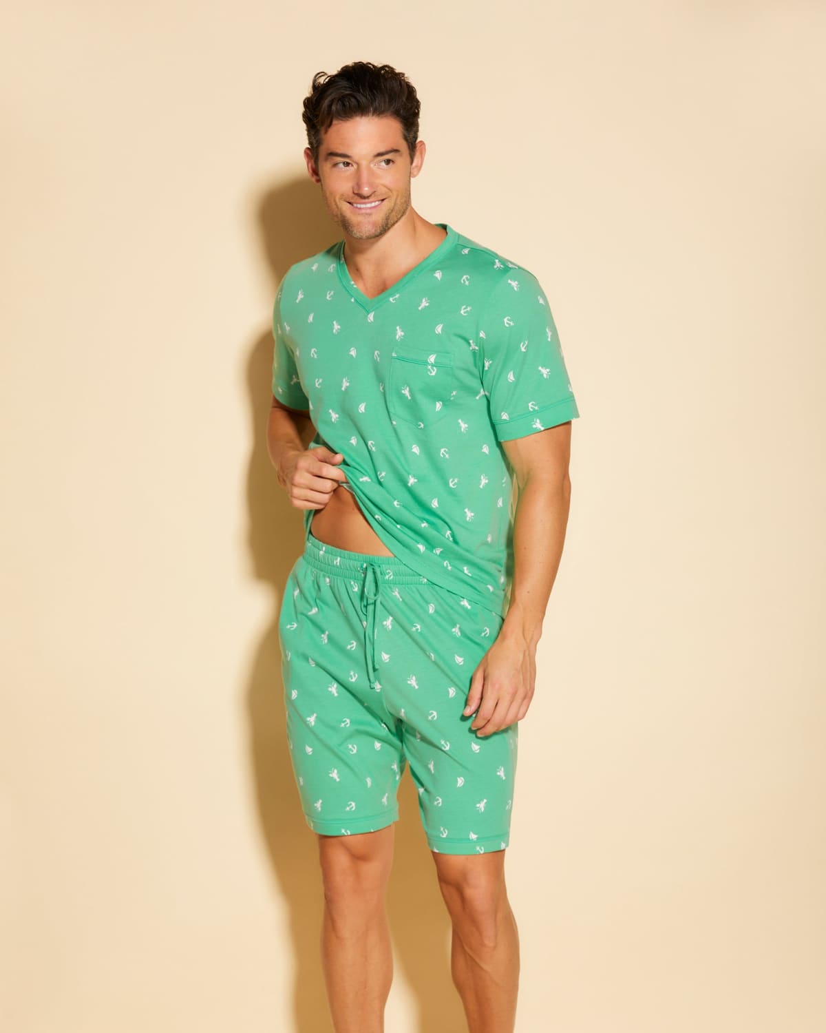 Men's T Shirt & Short Lounge Set - Northeast